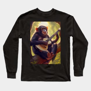 Musical Monkey Long Sleeve T-Shirt